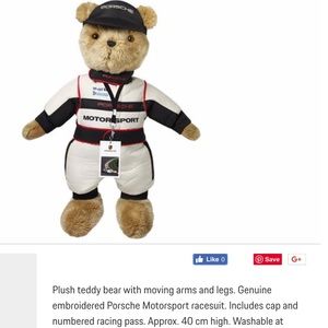 Porsche Moto sport bear
